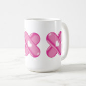 Liebespotion Rosa Pille Kaffeetasse (VorderseiteRechts)