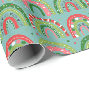 Liebesregenbogen geschenkpapier