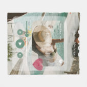 #Liebe'sSaveYourTearsFleece-Blanket Fleecedecke (Vorderseite (Horizontal))