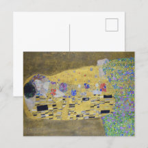 Liebesschleier: Ein Kuss in Gold von Klimt
