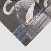 Liebesschwäne Seidenpapier (Ausschnitt)