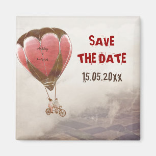 LIEBESTRAUM  Hochzeit Speichern Sie das Datum Magnet