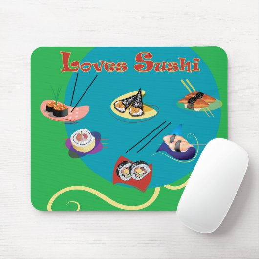 Liebesushi Mousepad (Mit Mouse)