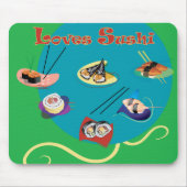 Liebesushi Mousepad (Vorne)