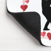 Liebesvibes Personalisierte Mauspad (Ecke)