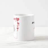 Liebesvibes Personalisierter Becher Kaffeetasse (Mittel)
