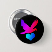 Liebesvogel 2 button (Vorne & Hinten)