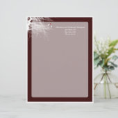 Liebesvögel 2, Hochzeitsskripte Briefbogen (Stehend Vorderseite)