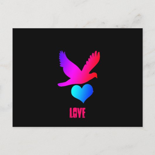 Liebesvogel 2, postkarte (Vorderseite)