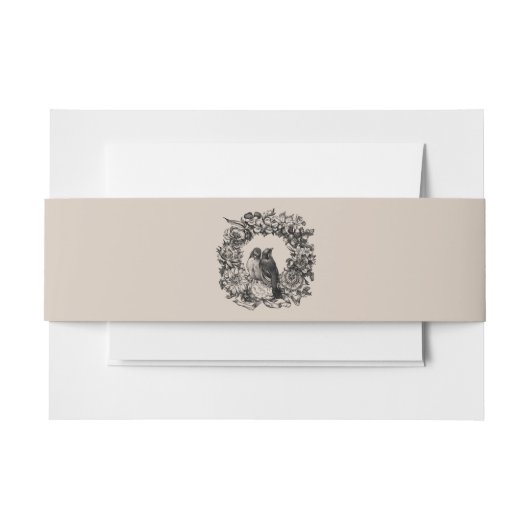 Liebesvögel auf der Wreath Wedding Clay Bly Band (Vorderseite Beispiel)