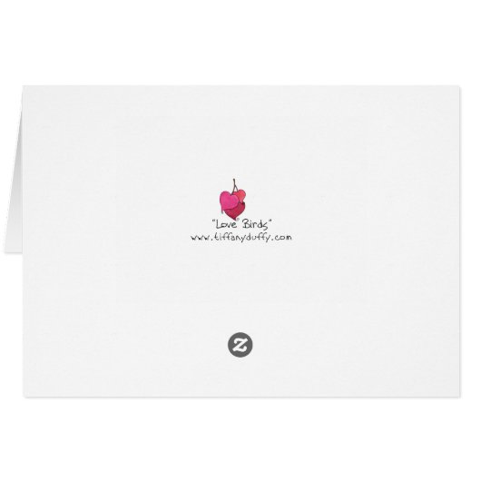Liebesvögel, Blank (Rückseite Horizontal)