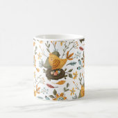 Liebesvögel Bohemisches Muster Kaffeetasse (Mittel)