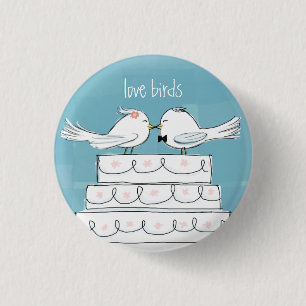 Liebesvögel Button