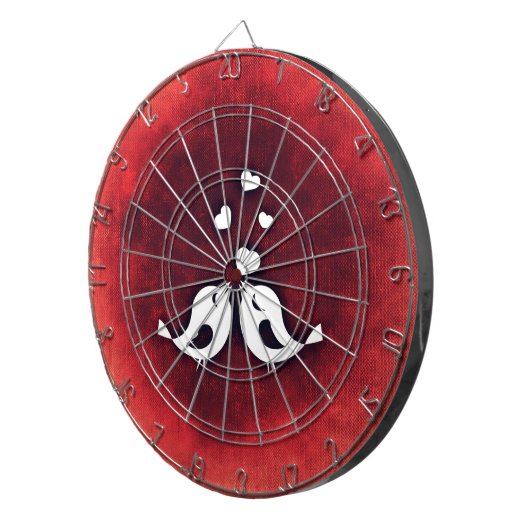 Liebesvögel Dartscheibe (Vorderseite rechts)