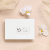 Liebesvögel, die eine Erweiterung der Familie erwa Adressaufkleber