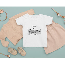 Liebesvögel, die eine Erweiterung der Familie erwa Baby T-shirt