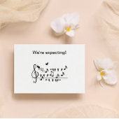 Liebesvögel, die eine Erweiterung der Familie erwa Einladung