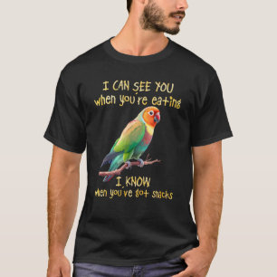 Liebesvögel, die ich sehen kann, wenn du Lovebi is T-Shirt