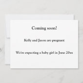 Liebesvögel, die sich anpassbar einladung (Rückseite)