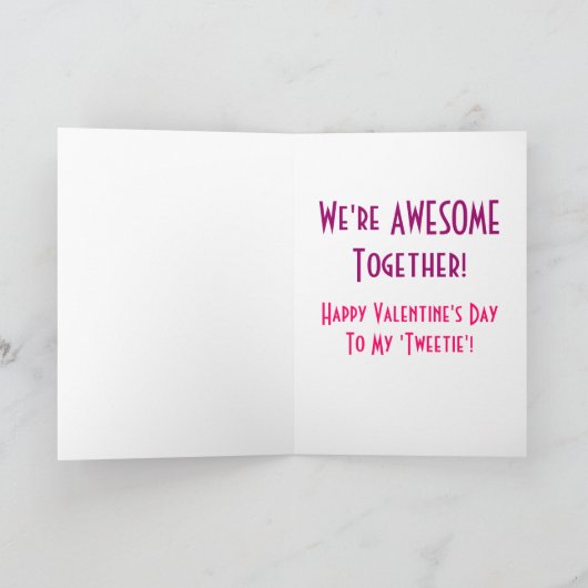 Liebesvögel Feiertagskarte (Innenseite)