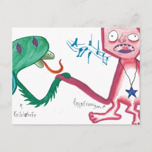 Liebesvögel Feiertagspostkarte (Vorderseite)