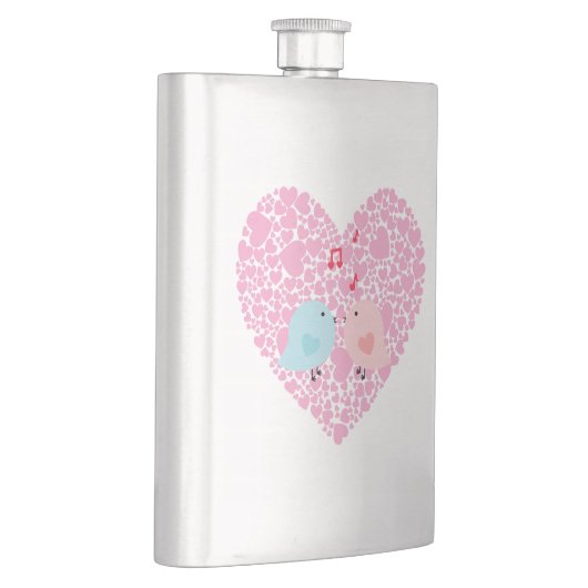 Liebesvögel Flachmann (Rechts)