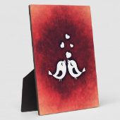 Liebesvögel Fotoplatte (Seite)