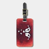 Liebesvögel Gepäckanhänger (Vorderseite vertikal)