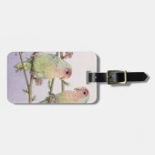 Liebesvögel Gepäckanhänger (Vorderseite horizontal)