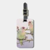 Liebesvögel Gepäckanhänger (Vorderseite vertikal)