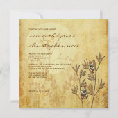 Liebesvögel+Hochzeit Einladungen (Rückseite)