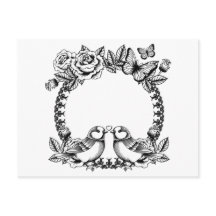 Liebesvögel Hochzeit