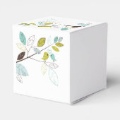 Liebesvögel Hochzeit Geschenkschachtel (Rückseite)