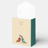 Liebesvögel Hochzeit Geschenkschachtel (Geöffnet)