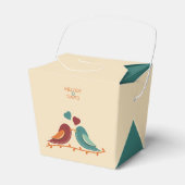Liebesvögel Hochzeit Geschenkschachtel (Vorderseite)
