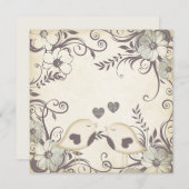 Liebesvögel Hochzeit (leer) (Vorne/Hinten)