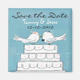 Liebesvögel Hochzeit Magnet