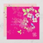 Liebesvögel Hochzeitseinladungen Einladung (Vorne/Hinten)