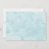 Liebesvögel Hochzeitseinladungen Einladung (Rückseite)