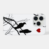 Liebesvögel iPhone-Hülle iPhone Hülle (Rückseite (Horizontal))