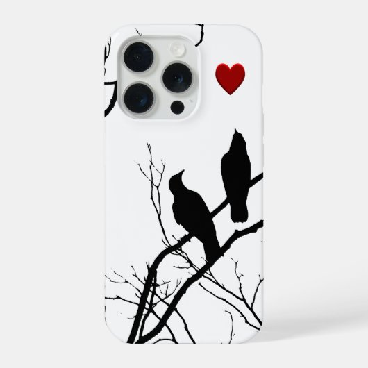 Liebesvögel iPhone-Hülle iPhone Hülle (Rückseite)
