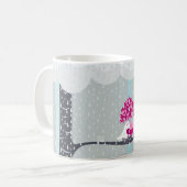 Liebesvögel Kaffeetasse (Vorderseite Links)