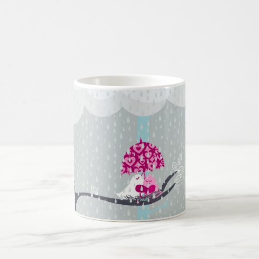 Liebesvögel Kaffeetasse (Mittel)