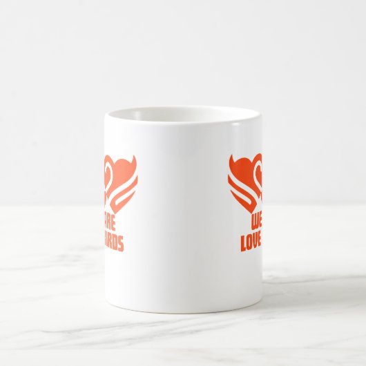 Liebesvögel Kaffeetasse (Mittel)