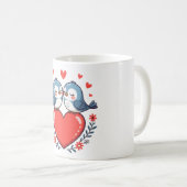 Liebesvögel Kaffeetasse (VorderseiteRechts)