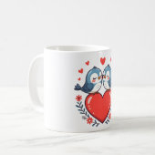 Liebesvögel Kaffeetasse (Vorderseite Links)