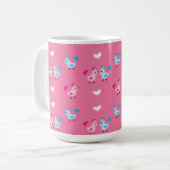 Liebesvögel Kaffeetasse (Vorderseite Links)