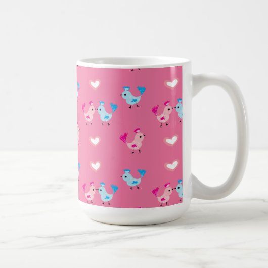 Liebesvögel Kaffeetasse (Rechts)