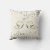 Liebesvögel Kissen (Rückseite)
