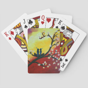 Liebesvögel Klassische Spielkarten